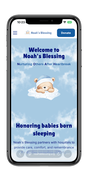 Noah's Blessing website screenshot